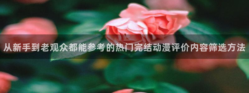 汗汗漫画阅读更新：从新手到老观众都能参考的热门完结动漫评价内容筛选方法配图